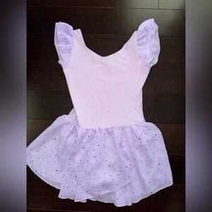 Girls Purple Skirted leotard